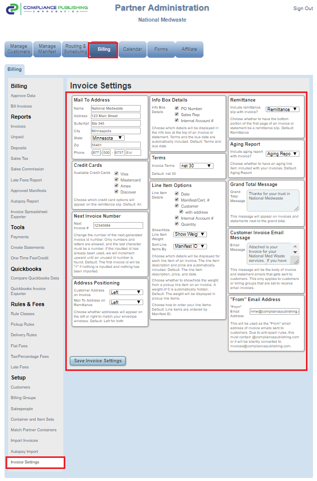 Billing setup_1