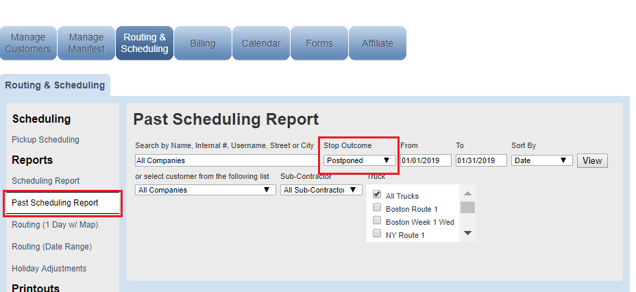 Postponed stops